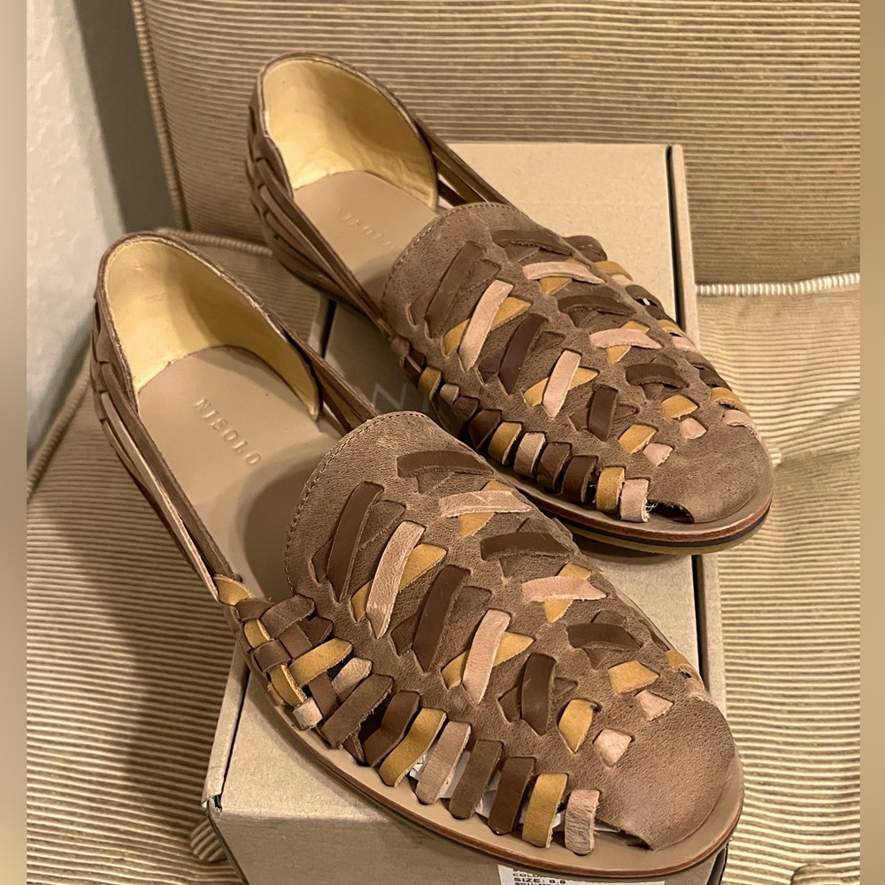 NWT Nisolo Huarache Sandal - Colorblock - Men’s 8.5 (Women’s size 9.5/10) - Picture 4 of 10